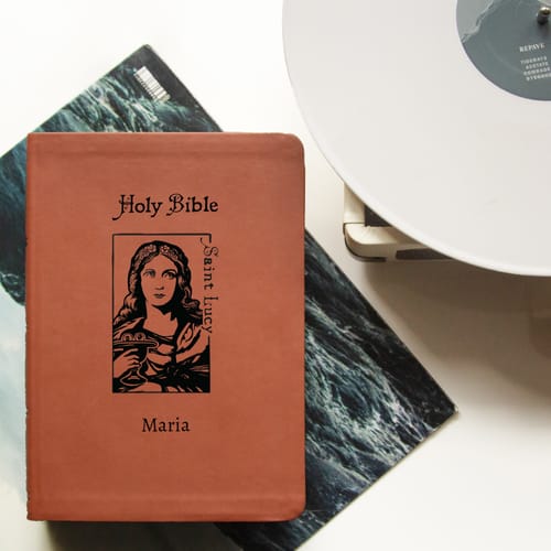 Personalized St. Lucy Bible