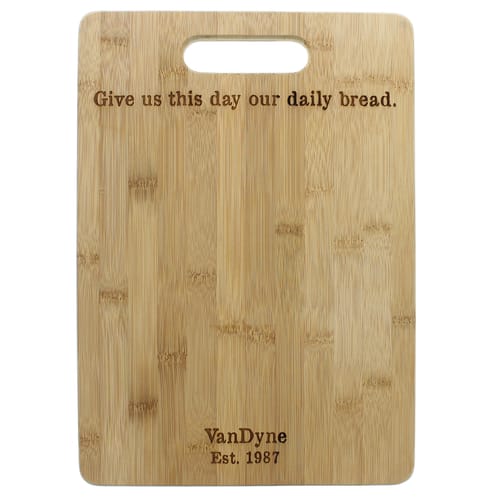 Personalized Daily Bread Cutting Board