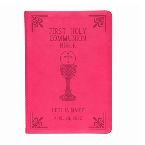 Personalized First Communion Bible