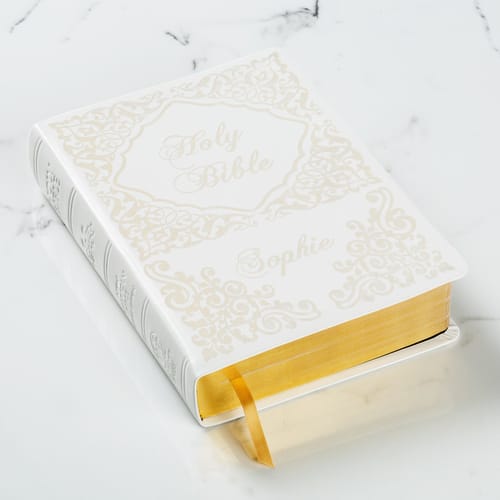 Personalized Damask Bible