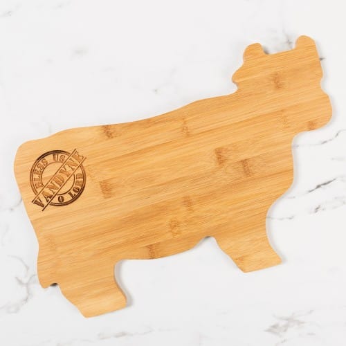Personalized &quot;Holy Cow&quot; Cutting Board