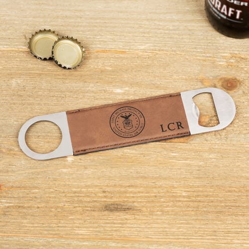 Personalized St. Michael Air Force Bottle Opener