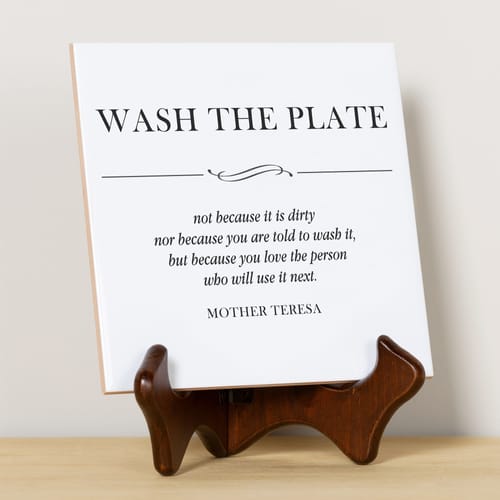 Wash the Plate Tile