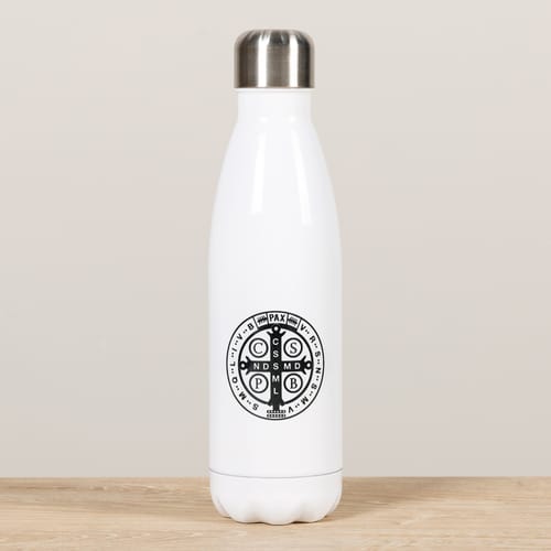 Personalized Saint Benedict Water Bottle