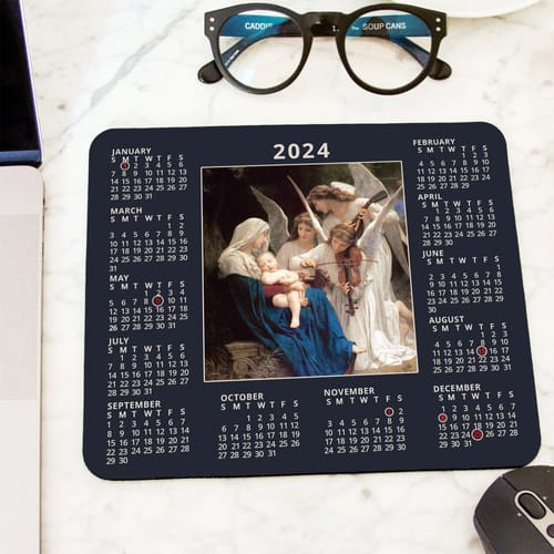 Song of the Angels Calendar Mousepad