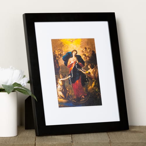 Our Lady Undoer of Knots Framed Print