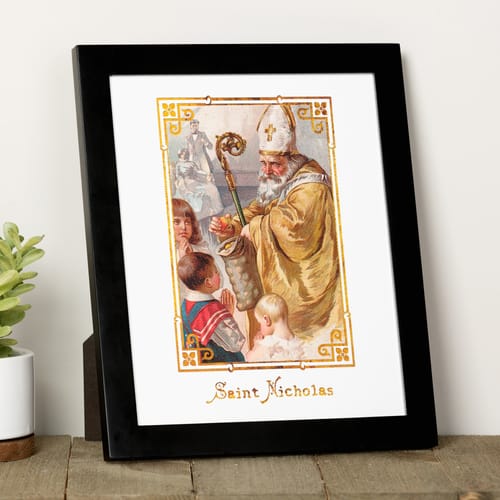 Vintage St. Nicholas Print