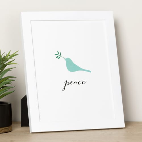 God Notes Peace Print