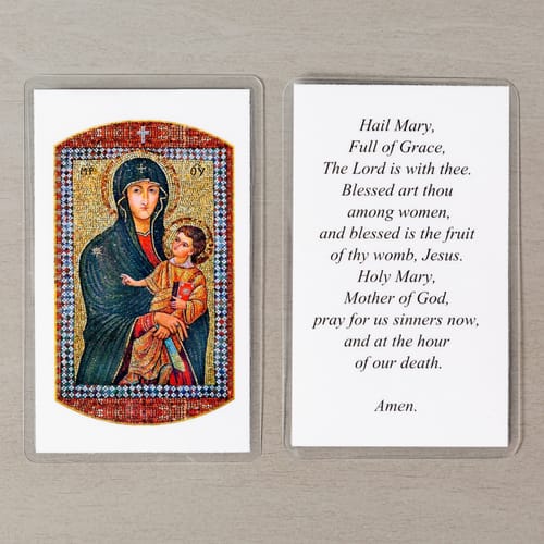 Mary Mother of the Church Personalized Prayer Card