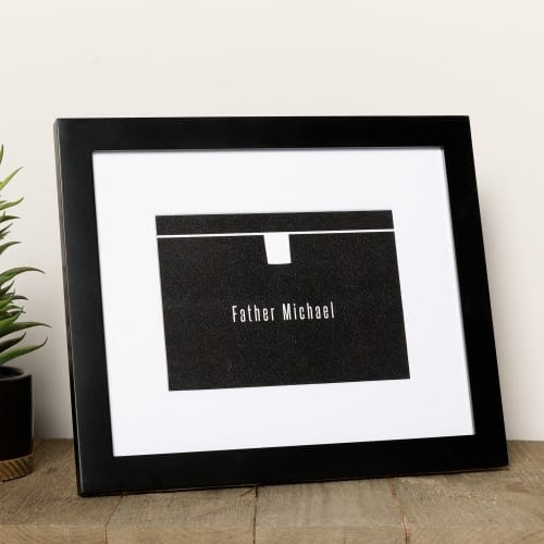 Personalized Priest Framed Print