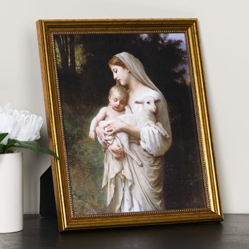 L'Innocence Gold Framed Print