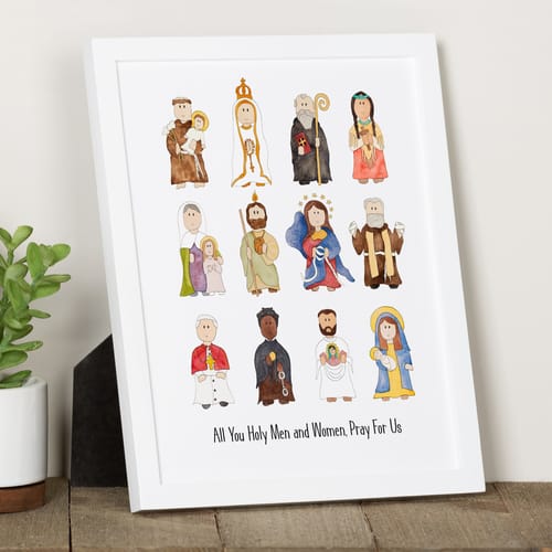 Junior Saints Litany of Saints Print B