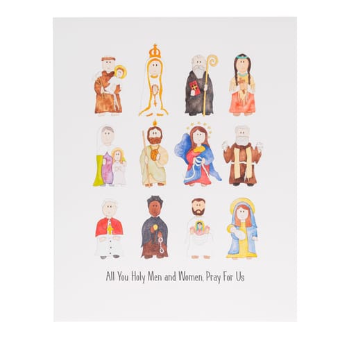 Junior Saints Litany of Saints Print B