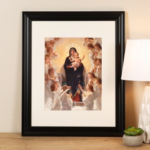 Large Queen of the Angels Framed Print