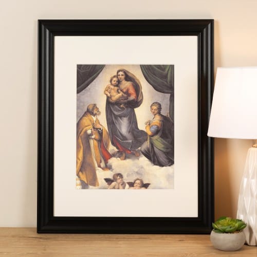 Sistine Madonna Framed Print