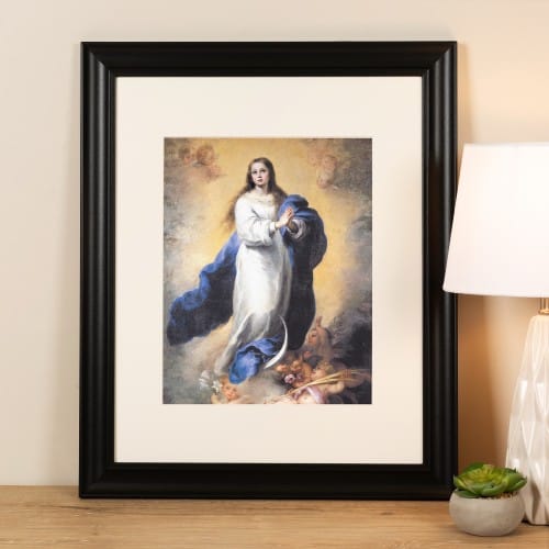 The Immaculate Conception of El Escorial Framed Print