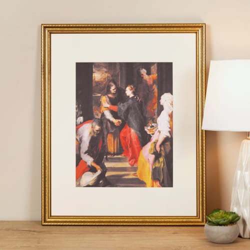 The Visitation Framed Print