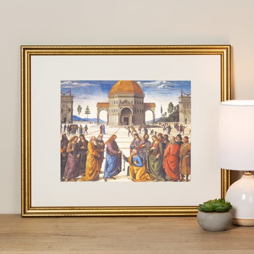 Delivery of the Keys Framed Print