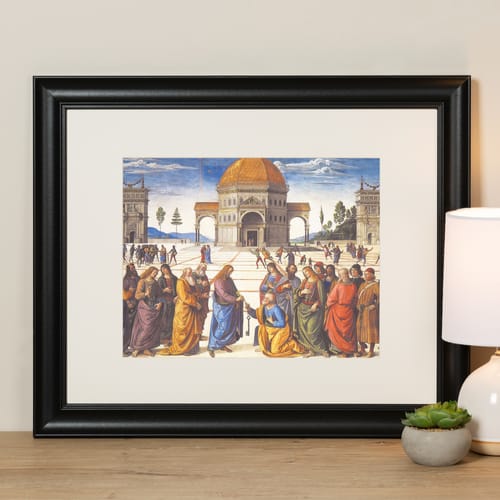 Delivery of the Keys Framed Print