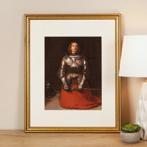 Joan of Arc Millais Framed Print