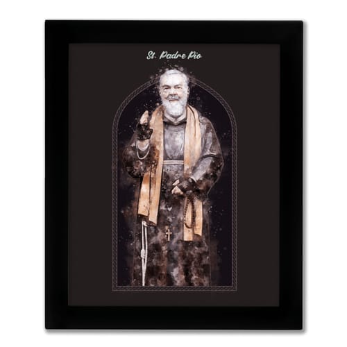 St. Padre Pio Framed Print