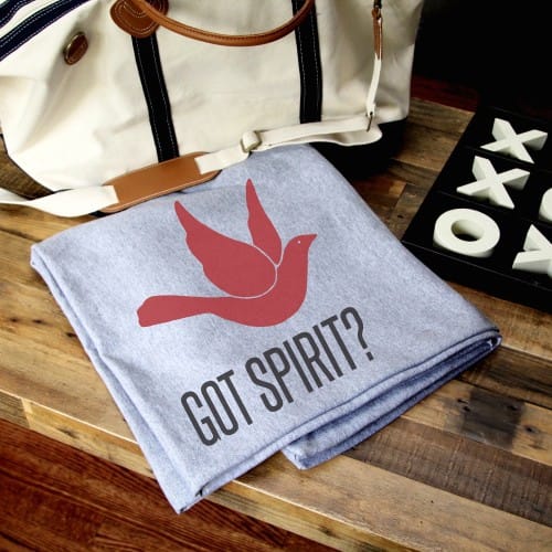 Got Spirit? Sweatshirt Blanket
