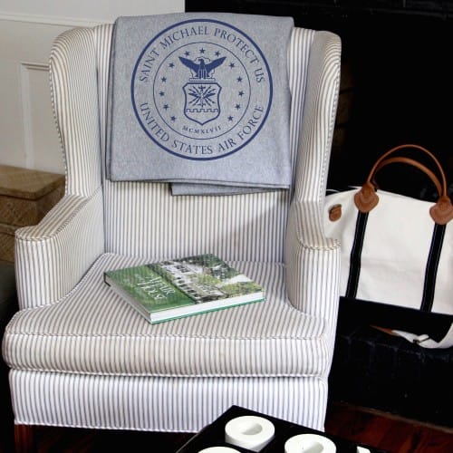 St. Michael Air Force Sweatshirt Blanket