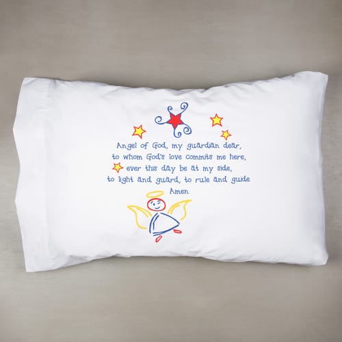 Guardian Angel Pillowcase - Primary Colors