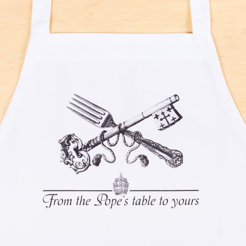 From the Pope's Table Apron