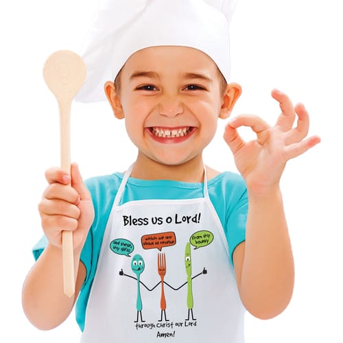 Child's Bless Us O Lord Apron