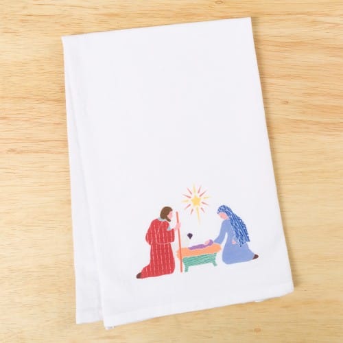 Holy Family Flour Sack Dish Towel