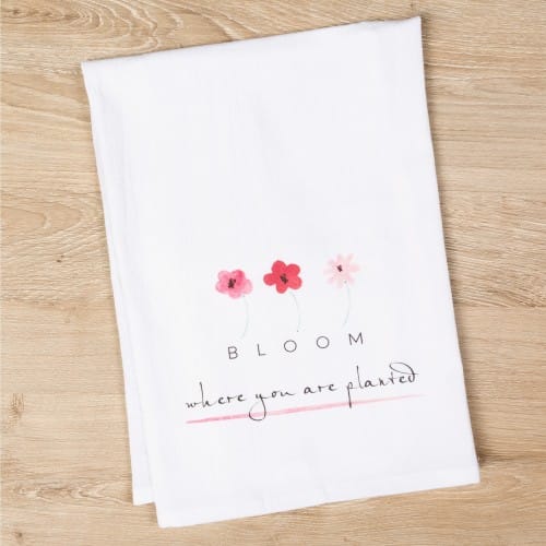 Bloom Flour Sack Dish Towel