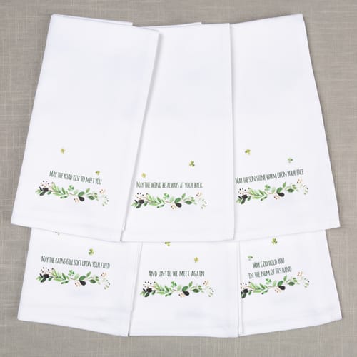 Irish Blessing Napkins - Set of 6