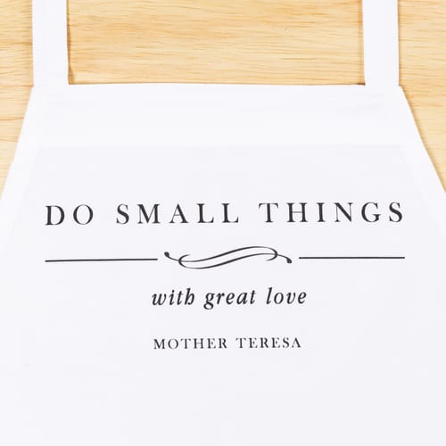 Mother Teresa Do Small Things Apron