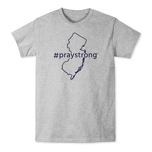 New Jersey #Praystrong T-shirt