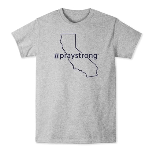 California #Praystrong T-shirt
