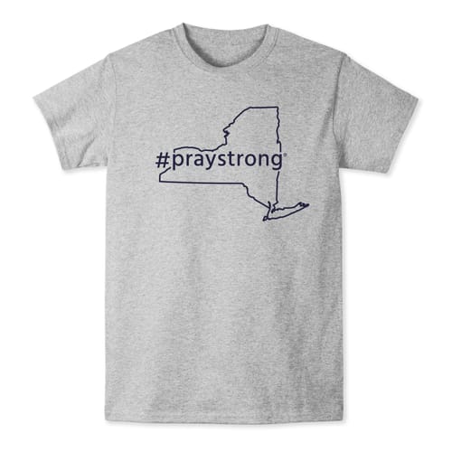 New York #Praystrong T-shirt
