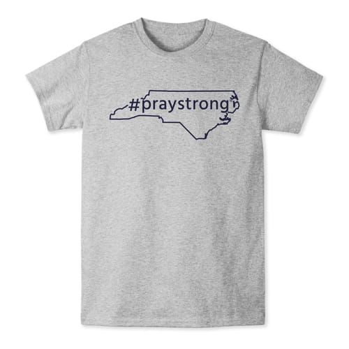 North Carolina #Praystrong T-shirt