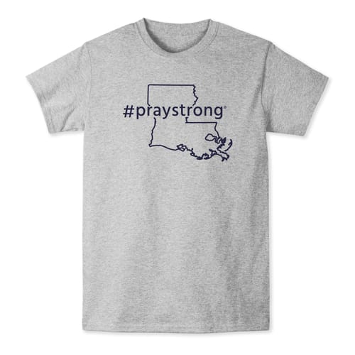 Louisiana #Praystrong T-shirt