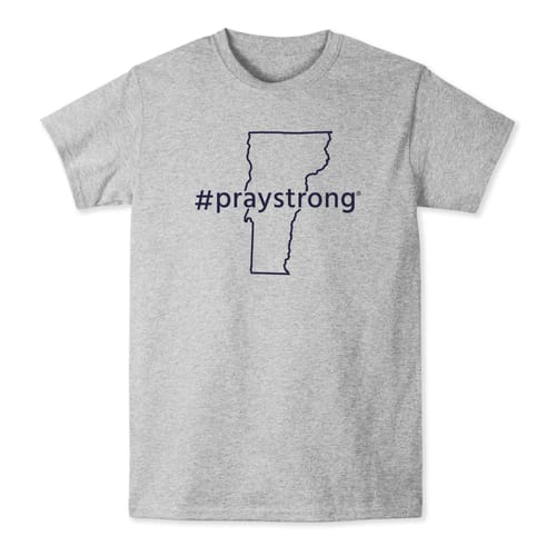 Vermont #PrayStrong T-shirt