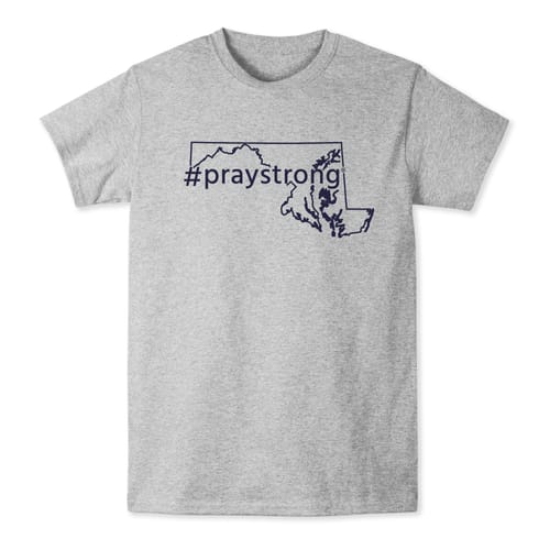 Maryland #Praystrong T-shirts