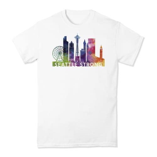 Seattle Strong Watercolor T-shirt