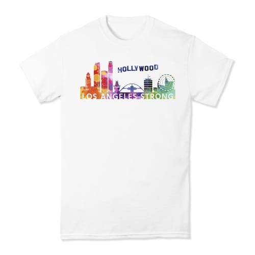 Los Angeles Strong Watercolor T-shirt