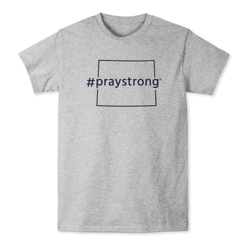Wyoming #PrayStrong T-shirt