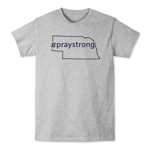 Nebraska #Praystrong T-shirt
