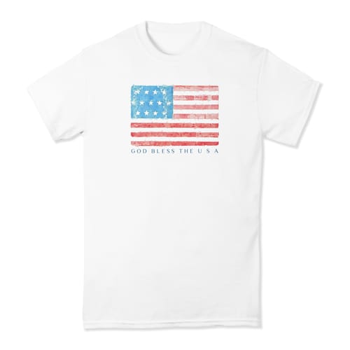 White God Bless the USA T-Shirt