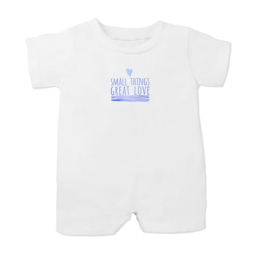 Mother Teresa &quot;Small Things&quot; Infant Romper