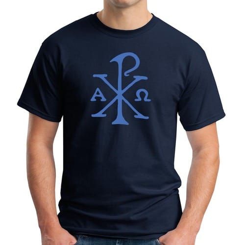 Chi Rho Navy T-Shirt