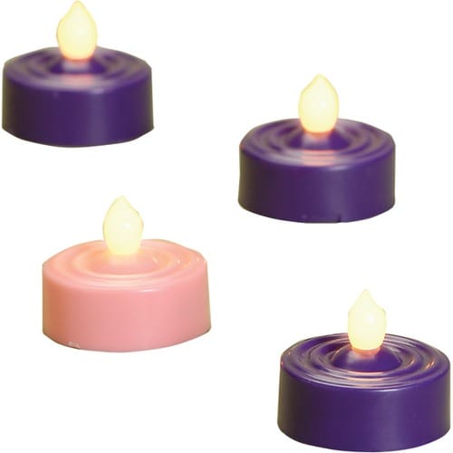 Advent LED Tea Light Candles The Catholic Company