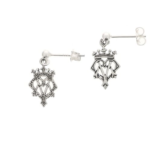 Ava Maria Crown Earrings The Catholic Company Ava Maria Crown Earrings
